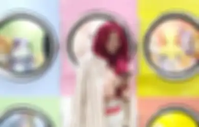 Intip 3 Ide Warna Hijab ala Putri Delina, yang Cocok dengan Outfit Pink!