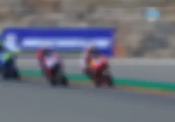 Tegang! Video Marc Marquez Nyaris Tabrakan dengan Andrea Dovizioso di MotoGP Aragon