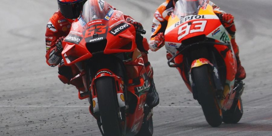 Berharap Tinggi di MotoGP 2021, Francesco Bagnaia Justru Dibuat Kecewa Marc Marquez