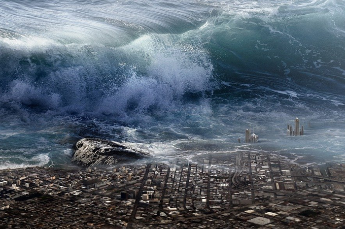 Ilustrasi tsunami