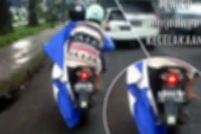 Pakar safety riding sarankan hindari pakai jas hujan ponco saat naik motor matic