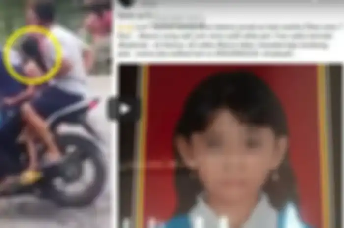 Pengendara Yamaha V-ixion ini ternyata penculik anak di Blitar.