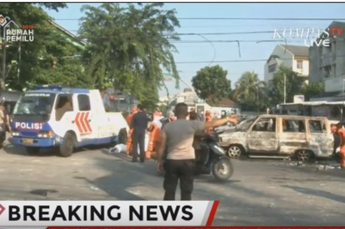 Aksi massa di depan Bawaslu (22/5/2019)