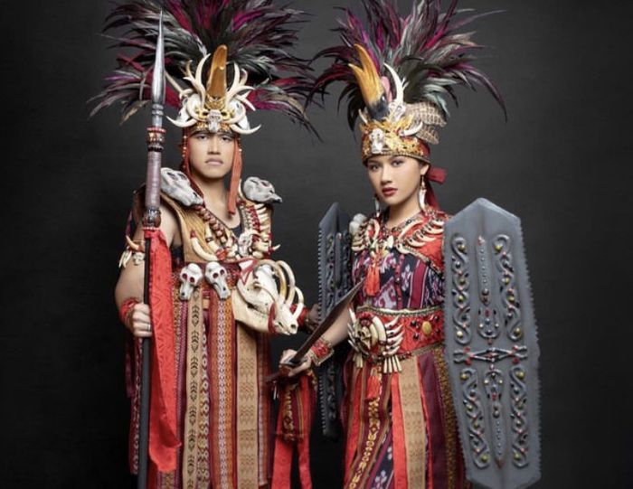 Penampilan Erina Gudono dan Kaesang Pangarep dalam Kemerdekaan RI.