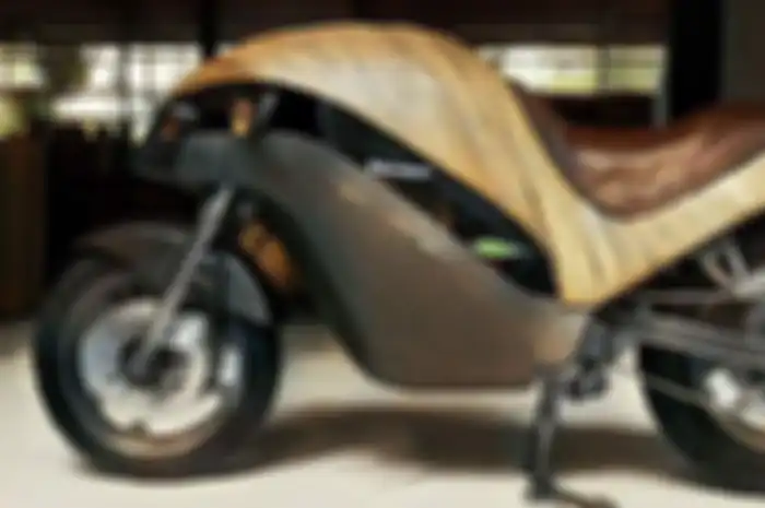 Motor berbalut bambu Green Falcon