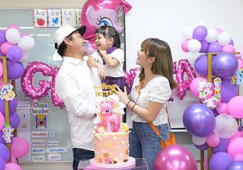 Gisela Anastasia dan Gading Marten Kompak Rayakan Ulang Tahun Gempi, Unik Bertema Serba Kuda Pony!