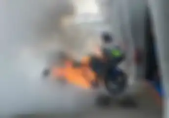 Motor Alex Rins yang Terbakar Jelang MotoGP Malaysia Ternyata Menyimpan Rahasia