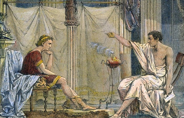 Pendekatan filosofisnya telah membuat Alexander mengikuti gaya pemikiran Aristoteles.