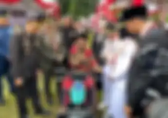 Motor Listrik Roda Tiga Dihibahkan Polres Lumajang Untuk Marbot Rayakan Hari Bhayangkara Ke 77