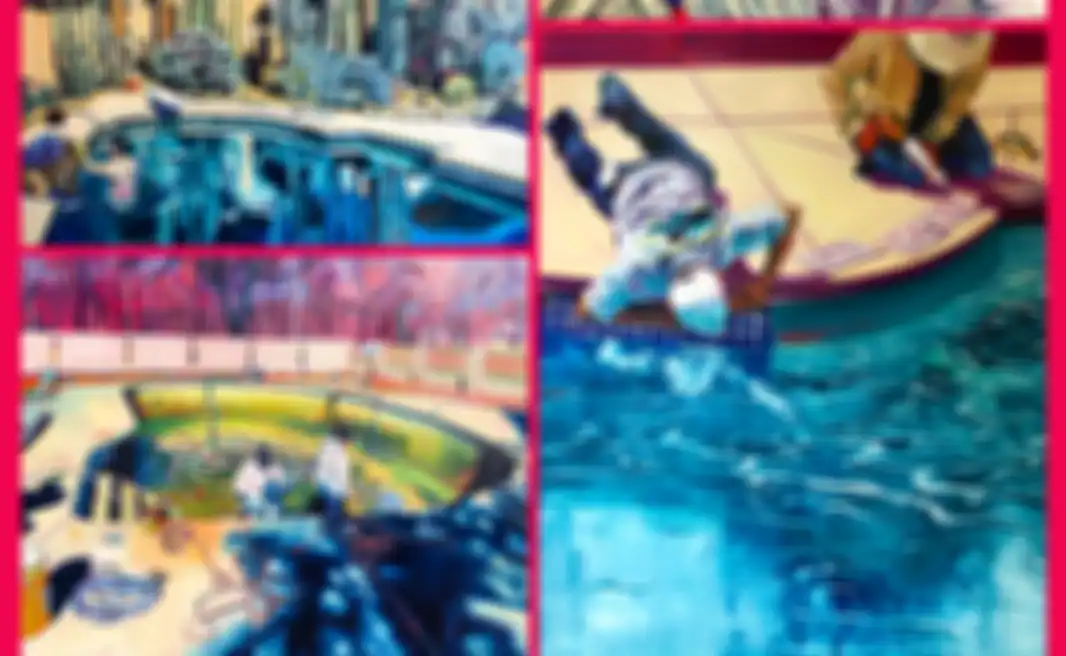 Artwork by Rex Southwick, works on canvas