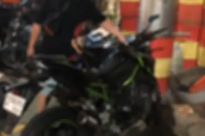 Maling Motor di Jakarta Barat Gagal Gasak Moge Kawasaki Z900 Capek Dorong Akhirnya Ditinggal di Pinggir Jalan