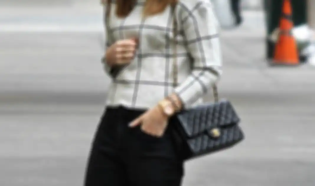 Flap shoulder bag