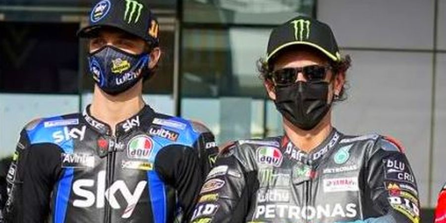 Di Tengah Isu Pensiun, Valentino Rossi Beri Warisan Spesial ke Luca Marini