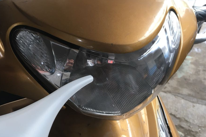 Nano burn coating di lampu motor