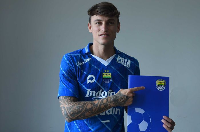 Pemain anyar Persib Bandung sekaligus jebolan Juventus Stefano Beltrame.