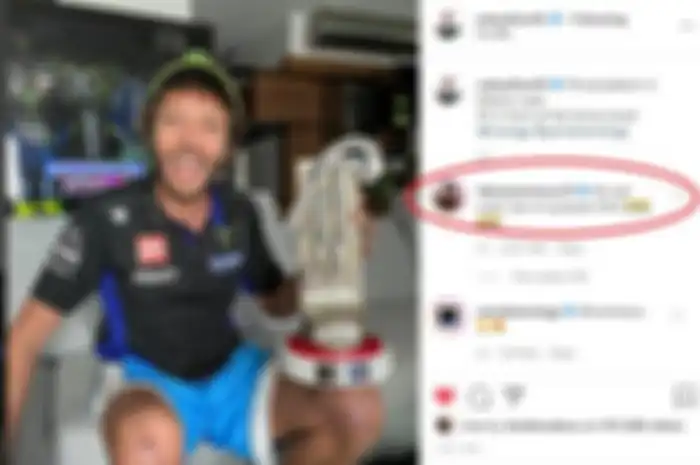 Fabio Quartararo sebut sengaja kasih jalan buat Valentino Rossi sehingga bisa gasak podium 3 di MotoGP Virtual Race IV. Sampai kasih komen di Instagramnya Valentino Rossi (tanda merah)
