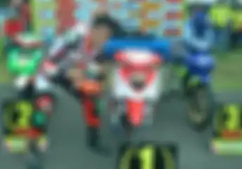 Bikin Melongo, Siswa SMP 4 Ciamis Ini Juara Kelas MP4 MotorPrix Tasikmalaya