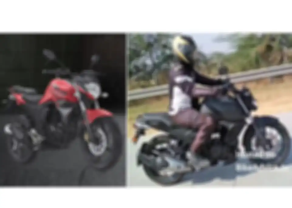 Yamaha Byson current version (kiri) dan sosok terduga Byson baru (kanan)