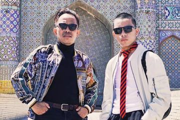 Kepoin gaya kompak Saaih Halilintar bareng sang Abi, yuk!