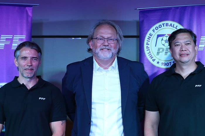 Pelatih baru Filipina asal Belgia, Tom Saintfiet. 