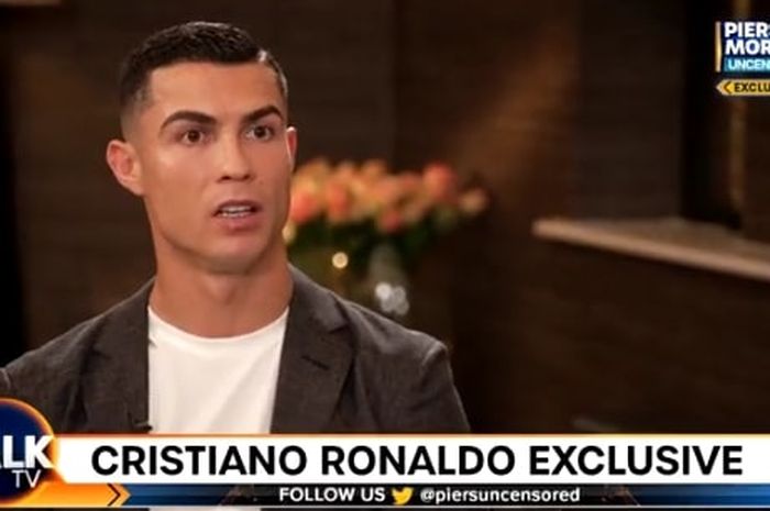 Wawancara pemain Manchester United, Cristiano Ronaldo, dengan Piers Morgan yang tersebar cuplikannya pada Minggu (13/11/2022).