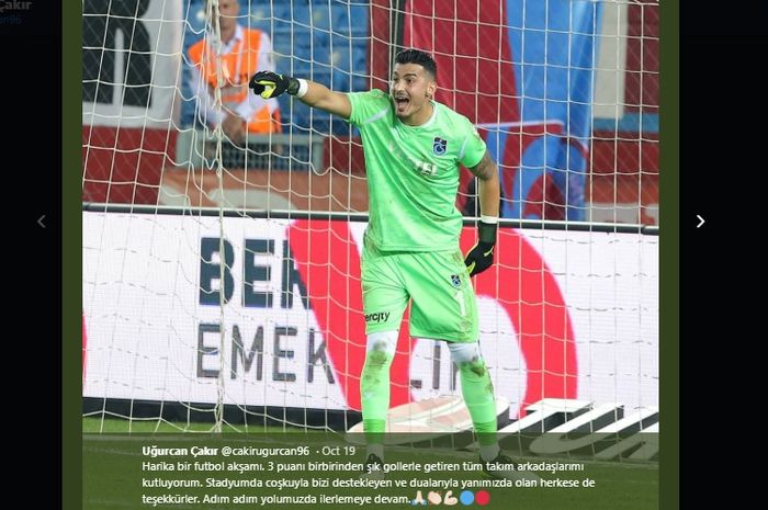 Kiper Trabzonspor, Ugurcan Cakir menjadi incaran Liverpool