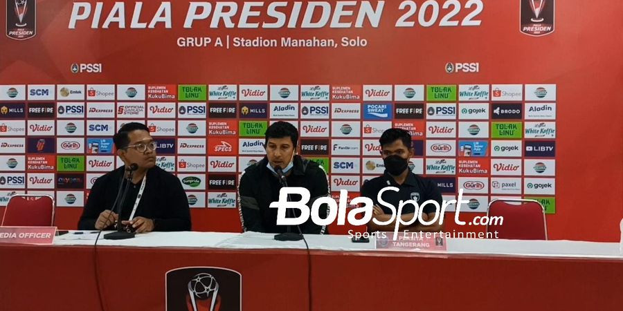 Dalih Pelatih Persita Usai Dihajar Enam Gol oleh PSIS di Laga Perdana Piala Presiden 2022