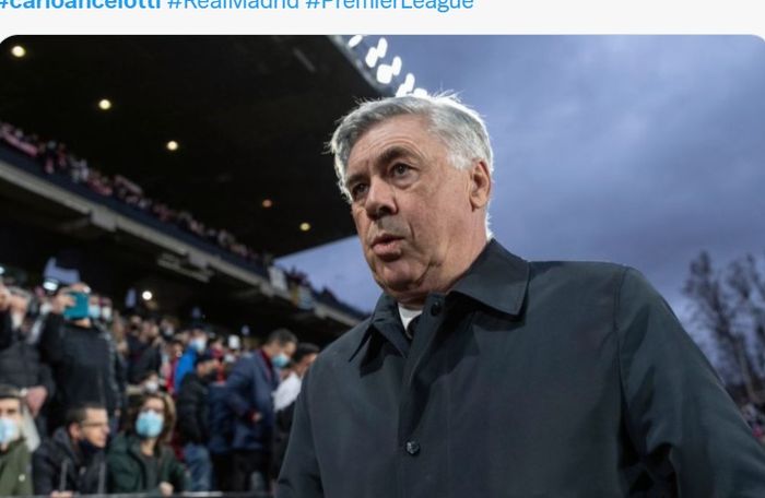 Pelatih Real Madrid, Carlo Ancelotti.