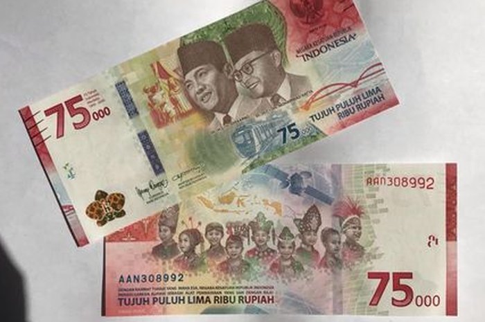 Uang pecahan Rp.75.000