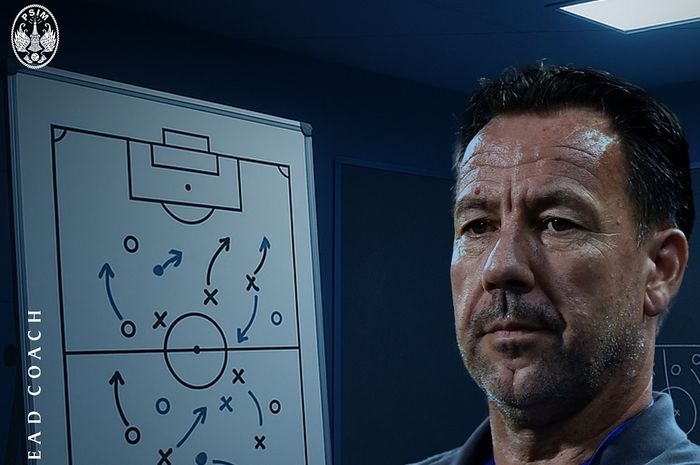Jean-Paul van Gastel, pelatih baru PSIM Makassar asal Belanda. 