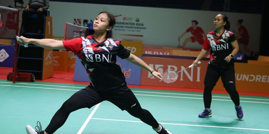 Kejuaraan Asia Junior 2023 - Skor Telak dari Naya/Zahra Sempurnakan Kemenangan Sapu Bersih Indonesia