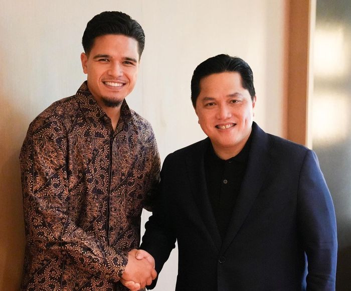 Ragnar Oratmangoen dan Ketua Umum PSSI Ragnar Oratmangoen.