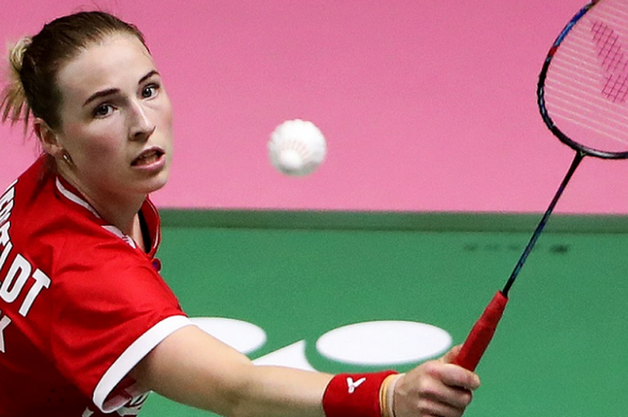 Tunggal putri Denmark, Line Hojmark Kjaersfeldt dihantui catatan buruk di Hylo Open 2024