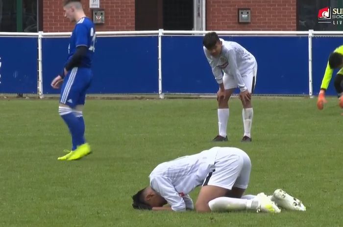 Garuda Select bermain imbang 2-2 dengan Leicester City U-17 di Lapangan Holmes Park, Inggris, Senin (6/5/2019).