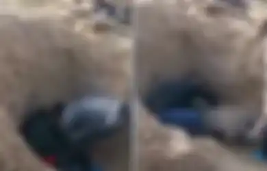 3 Hari 3 Malam Nyaris tewas Tertimbun Tanah, Lansia 79 Tahun Lumpuh Dikubur Hidup-hidup oleh Anaknya, Polisi Gotong Royong Gali Kuburan Siang Bolong 