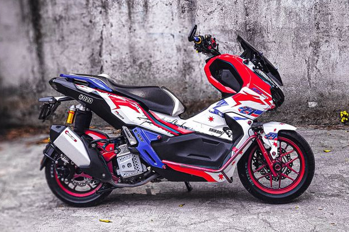 Ilustrasi Honda ADV 150 ganti warna, apakah bisa kena tilang?