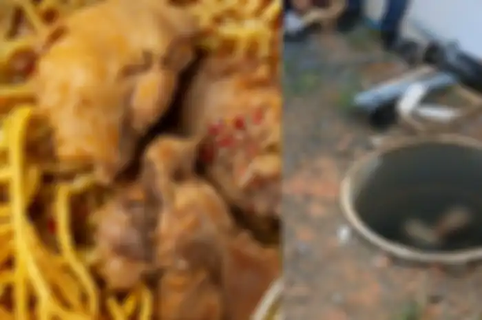 Penjual mi ini nekat campurkan daging cincangan tubuh manusia sebagi tpoping