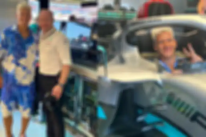 Juara dunia MotoGP 2021 Fabio Quartararo gak kalah sama CFW berkat outfitnya jadi bintang FGFW di sirkuit Paul Ricard Prancis, (24/72022)