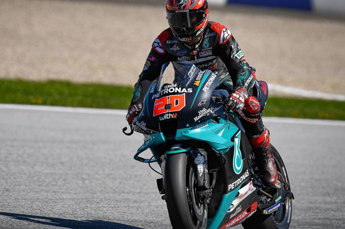 Pembalap MotoGP dari tim Petronas Yamaha SRT, Fabio Quartararo.