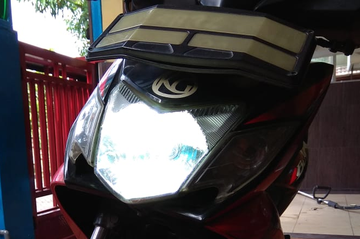 Bohlam LED di Honda Blade 2009 jadi lebih terang