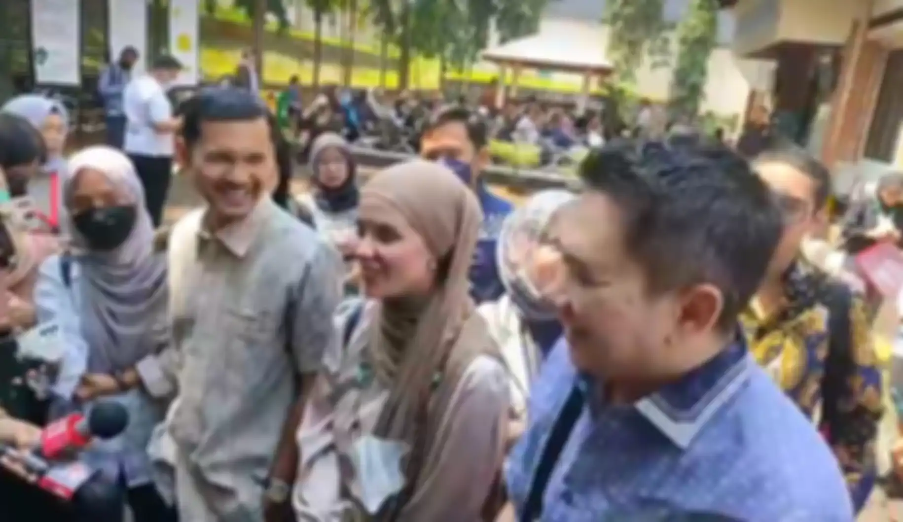 Aldilla Jelita di Pengadilan Negeri Jakarta Selatan, Senin (13/3/2023).