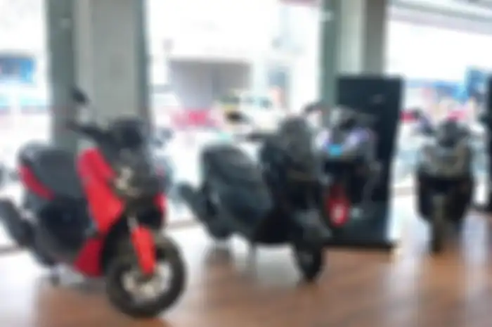 Yamaha NMAX Turbo di show room Yamaha Thamrin Palembang 