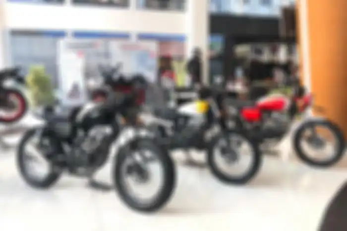 Dipajang versi modifikasi motor Honda