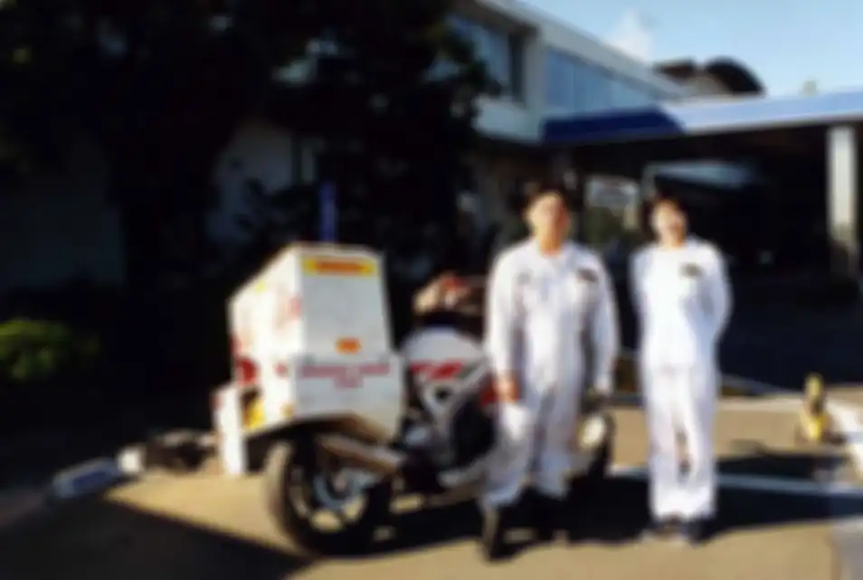 CBR Fireblade Sjaak di pabrik Honda