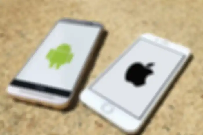 Ilustrasi Android dan iOS