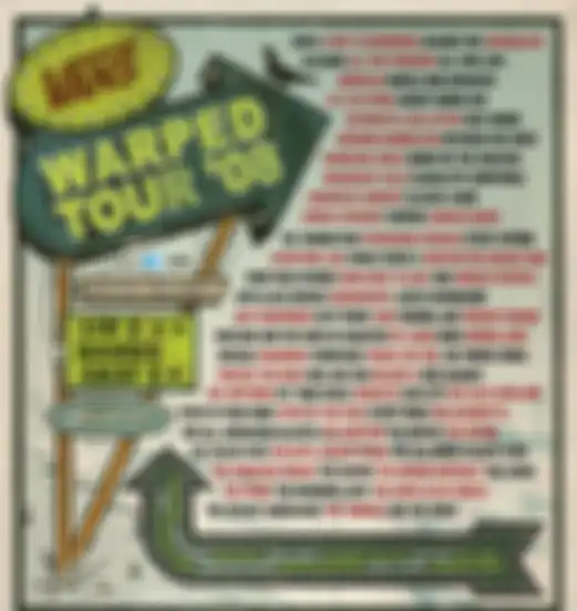 Warped Tour Line-Up 2008