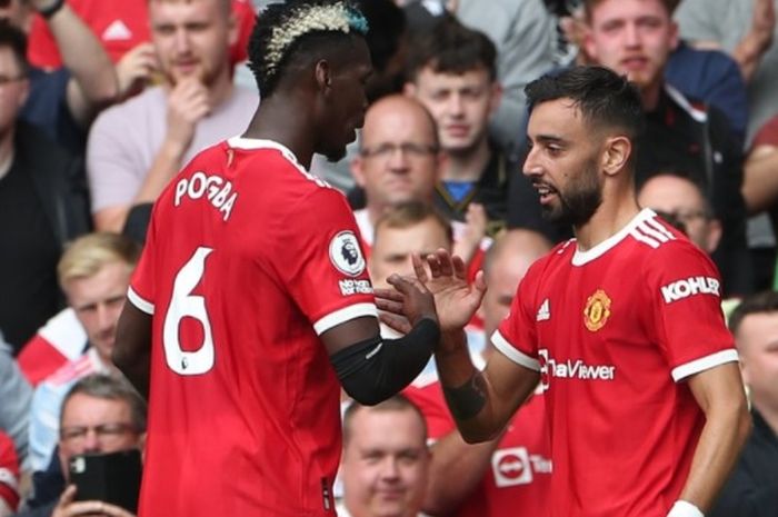  Manchester United pesta gol lawan Leeds, Chelsea dan Liverpool tempel Setan Merah di peringkat kedua dan ketiga klasemen sementara Liga Inggris.