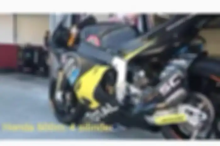 Suara mesin Moto2 Honda dengan mesin 4 silinder