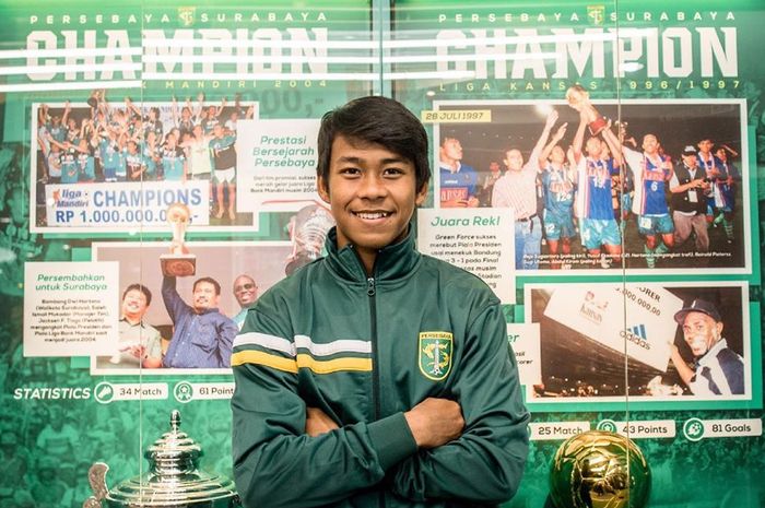 Pemain muda Persebaya Surabaya, Mochamad Supriadi.