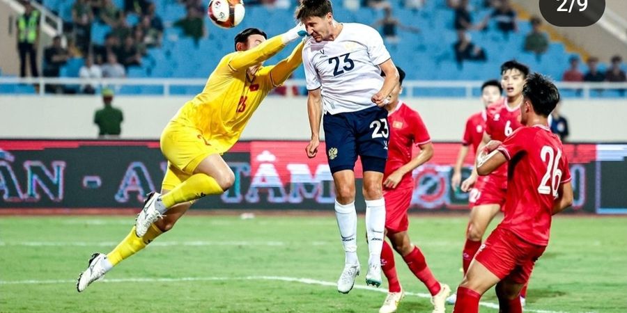 Kiper Dang Van Lam Blunder Konyol, Rusia Hajar Timnas Vietnam dengan Skor Besar